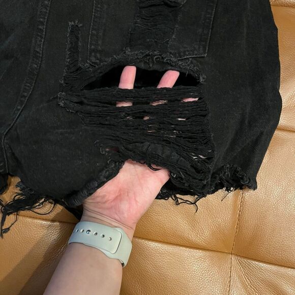 SHEIN denim shorts size 1XL - Picture 3 of 4